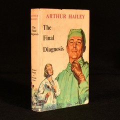 1960 The Final Diagnosis Arthur Hailey First Edition Dust Wrapper Signed Letter