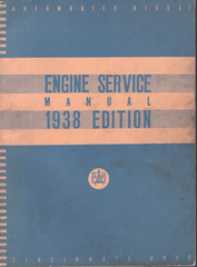 Automobile Digest Engine Service Manual 1938 7th Edition MN1761