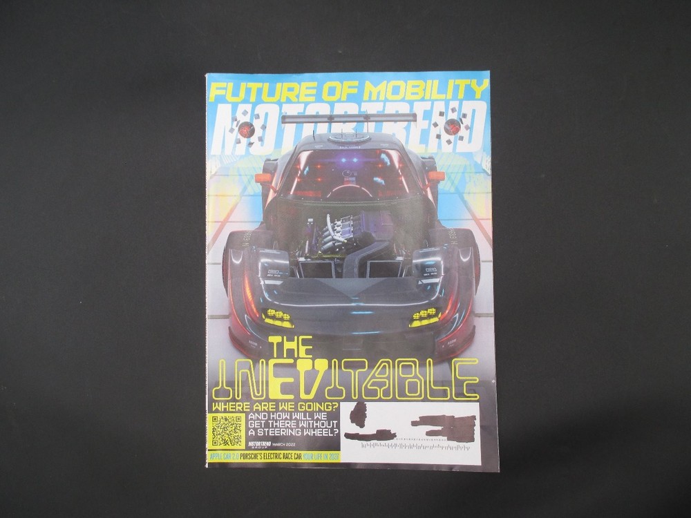 MotorTrend Magazine March 2022 Vol 74 No 3 Future of Mobility Porsche