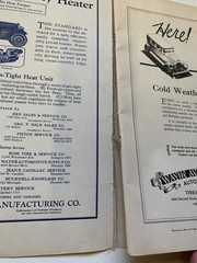 DETROIT MOTOR NEWS November 1927, Automobile Club, McClelland Barclay cover