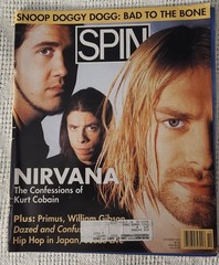 Spin Magazine October 1993 featuring Nirvana with cover photo VG condition