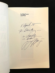 SIGNED Joy Harjo “In Mad Love And War” 1990 First Ed. Wesleyan U. Press