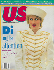 US Weekly Magazine Nov 16 1987 Princess Diana White Military Jacket Royals