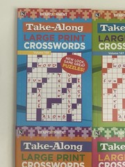Lot 8 Kappa Take Along Large Print Crossword Books Braintainment NEW Free Ship