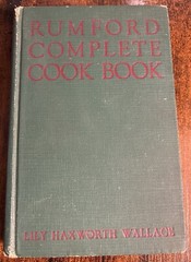 1935 THE RUMFORD COMPLETE COOK BOOK ~ HC ~ 236 Pages ~ Vintage Collectible