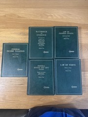 Lot Of 4 West Publishing Co. Books 1970, 1971, 1972, 1973, 1974. Torts, Taxes…