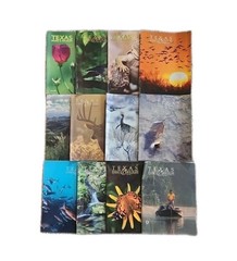 Vintage Texas Parks & Wildlife Magazines 1988-1990 Collectors lot of 12