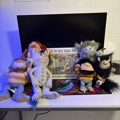 Where The Wild Things Are by Maurice Sendak with 6 Plushies