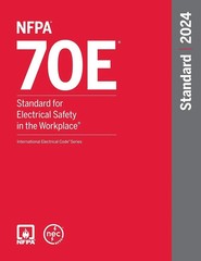 NFPA 70E Standard For Electrical Safety In The Workplace 2024 Edition USA STOCK