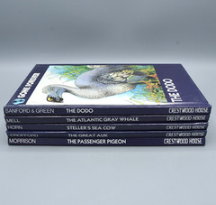 Gone Forever Series Book Lot of 5 Crestwood House 1989 HC 1st Ed Extinct Animals