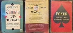 Card Game Books Canasta, Contract Bridge,Poker Goren Lot of 3 vintage PET RESCUE