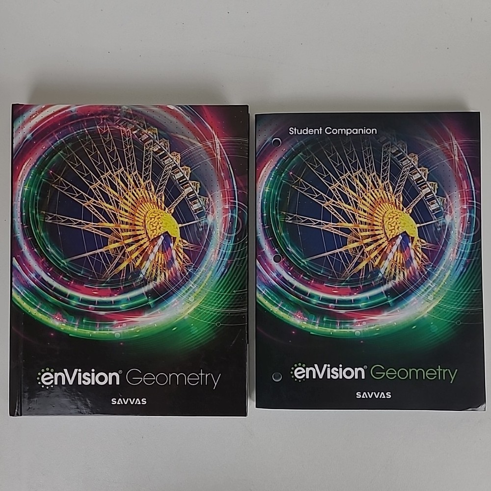Envision Geometry Savvas Common Core Textbook 2024 Student Edition & Companion