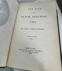 The Rise of the Dutch Republic (1858) 3 Volume Set John Lothrop Motley