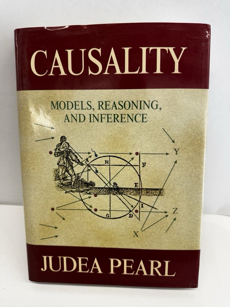 Causality Models, Reasoning, And Inference Judea Pearl 2000 Hardcover VG COND
