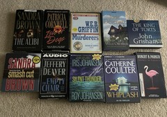10 Audio Books John Grisham Sandra Brown Catherine Coulter Mystery CD Cassettes