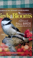 SMALL PAPERBACK BOOK BIRDS & BLOOMS FALL BIRDS OCTOBER/NOVEMBER 2024 ADDITION