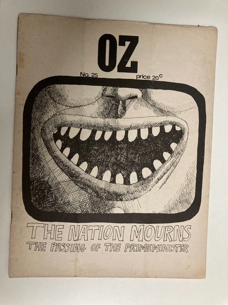 RARE Vintage OZ Magazine (Australia) issue No. 25 January 1966