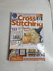 World of Cross Stitching Magazine Lot 14 Issues UK Ex-Library 2025-2022 Mixed