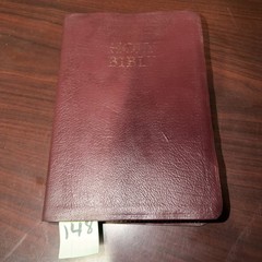1992 Holy Bible KJV LARGE Print Reference Edition Red Letter 336 BG GENUINE LEA