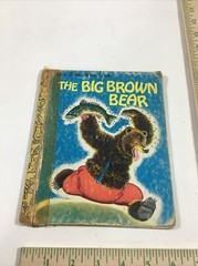 Little Golden Book : The Big Brown Bear – Georges Duplaix (HC, 1975, See Detail)
