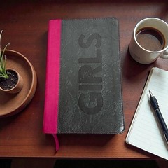 CSB Study Bible for Girls Gray Hot Pink, Paisley Design LeatherTouch New