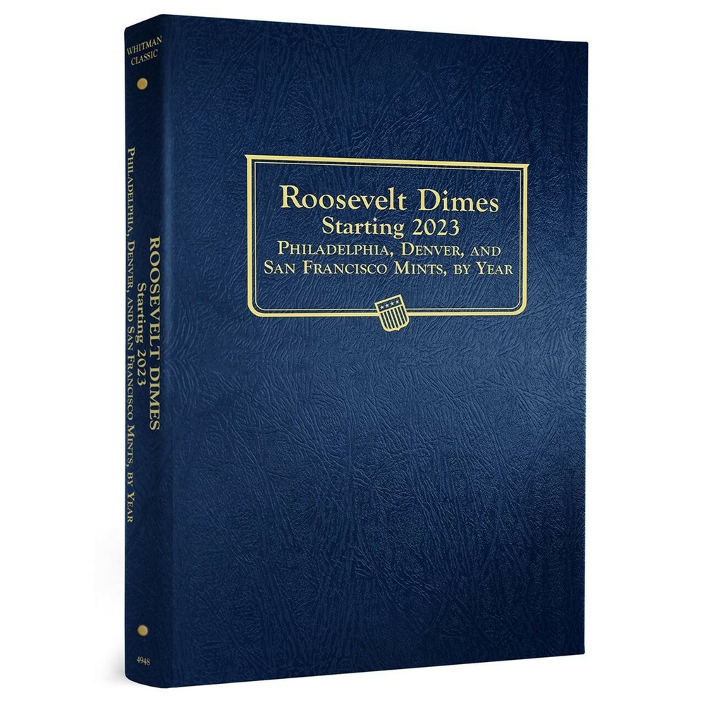 New Whitman Album For US Roosevelt Dime Coin Collection Starting 2023 + Blank