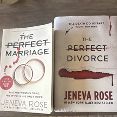 Jeneva Rose The Perfect Marriage(PC) & The Perfect Divorce(HC) Book Lot Bundle