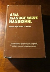 AMA MANAGEMENT HANDBOOK by Russell F. Moore (COVERS EVERYTHING MGMT) 1,248 PAGES
