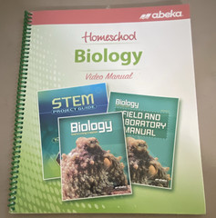 Abeka Homeschool Biology Video Manual Ring/Wire Bound English Science