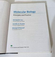 Molecular Biology: Principles and Practices By Cox, Doudna & O’Donnell Hardcover