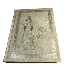 VTG 1971 Large Holy Bible King James Version Red Letter Edition Family Reference