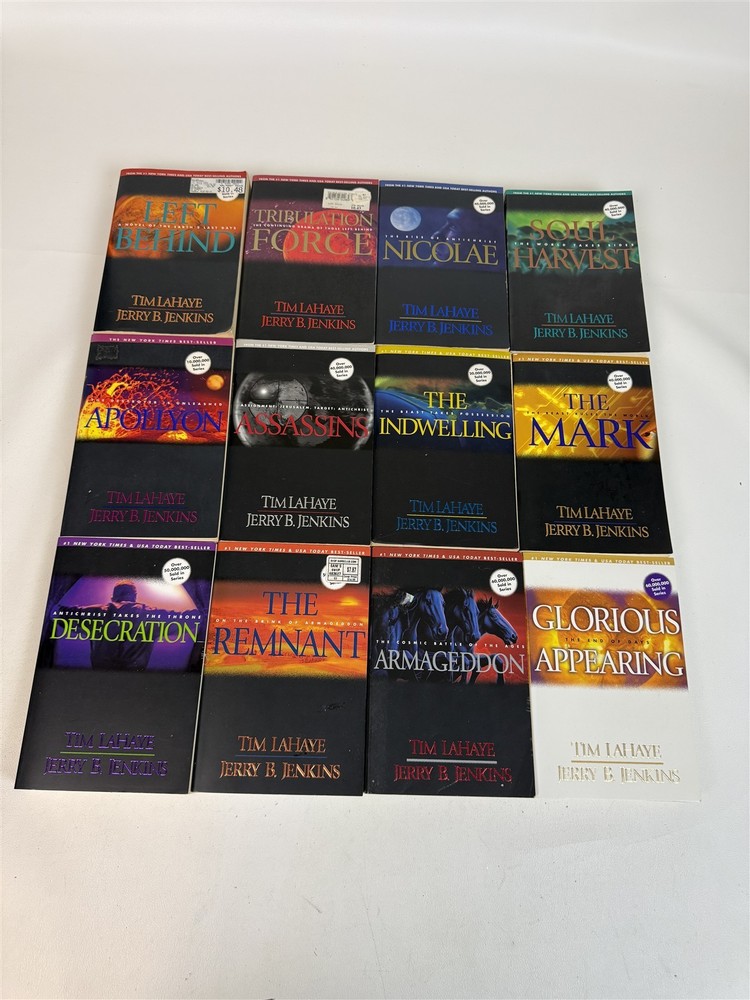 Tim LaHaye Jerry Jenkins Lot All 12 LEFT BEHIND to Glorious Appearing Paperbacks