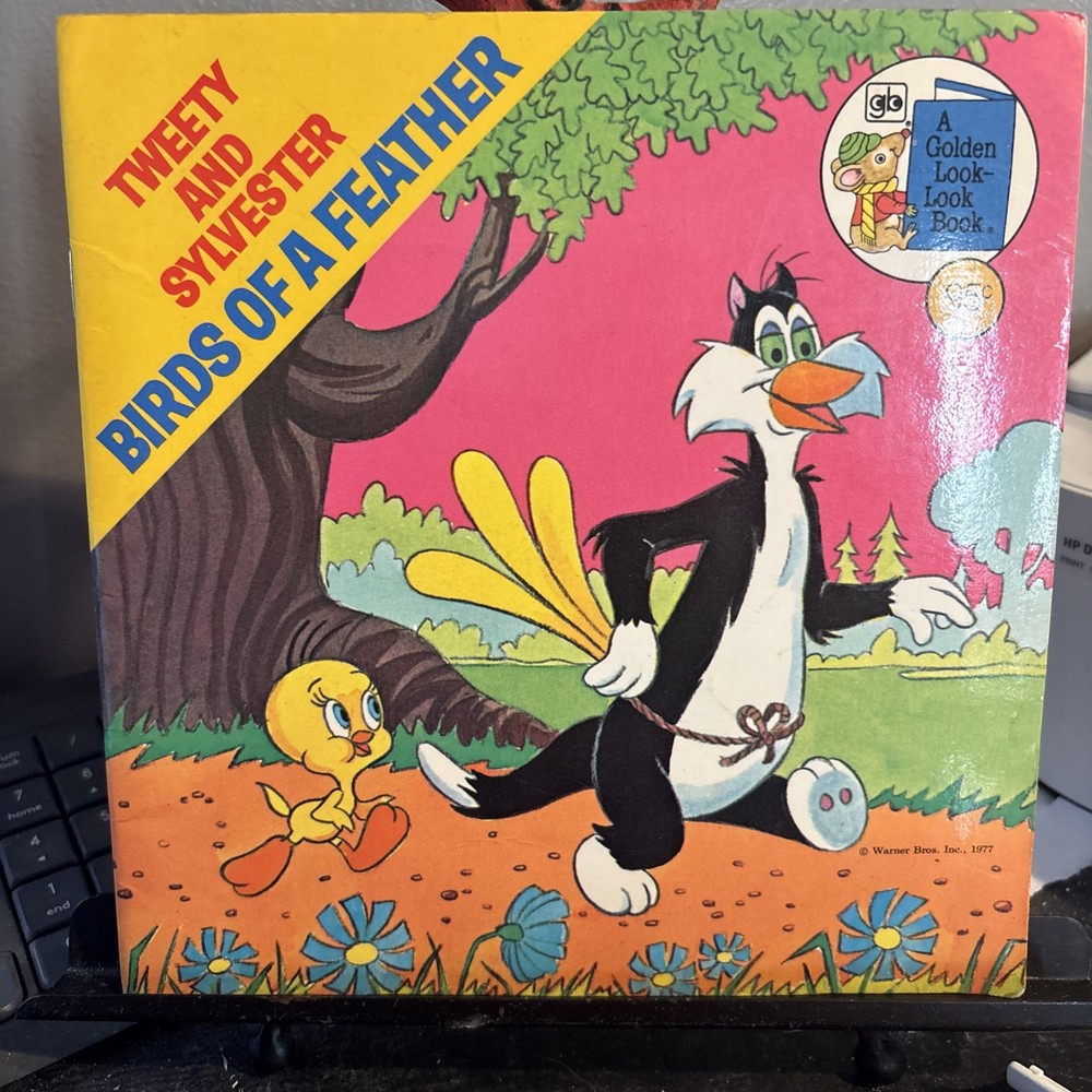 VINTAGE Tweety Sylvester Birds of a Feather ALL LOONEY TUNES Childrens Book