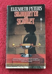 Silhouette In Scarlet By Elizabeth Peters Paperback Vintage