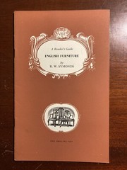 A Reader’s Guide English Furniture R W Symonds 1948 National Book League