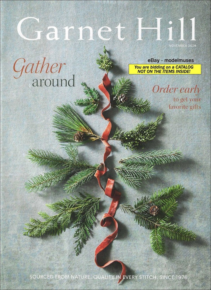 GARNET HILL Women’s Fashion & Home Decor CATALOG November 2024 – 140 Pages
