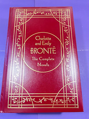 1995 Gramercy Books CHARLOTTE EMILY BRONTE Complete Novels Leather Bound