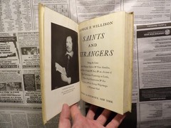 Saints and Strangers – George F Willison – Third Printing 1945
