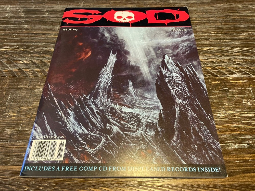 SOD Sounds of Death Magazine #27 Summer 2008 Lair of the Minotaur w/ CD
