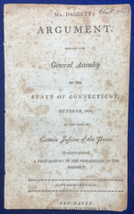 1804 Connecticut Constitution vs King Charles Charter Lawsuit History Book