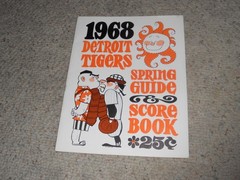 1968 World Champion Detroit Tigers Spring Guide Scorebook—RARE!!!