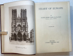 Lot 2 books 1910-15 stories, travel in Europe w/photos, Mediterranean Borderland