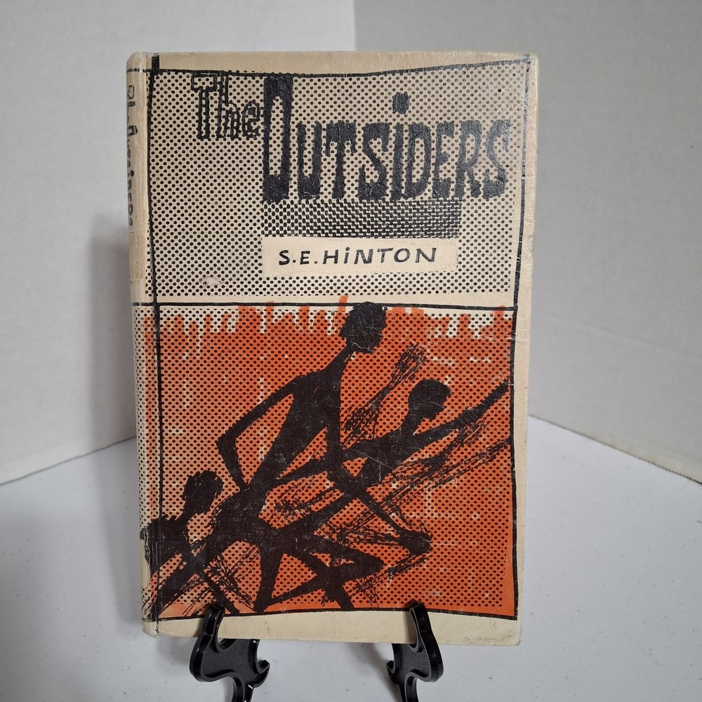 THE OUTSIDERS by S. E. HINTON 1967 Reinforced Binding VIKING PRESS Ex Libris