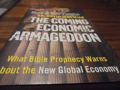 “The Coming Economic Armageddon” By Dr. David Jeremiah Hardcover-DJ 2010 L26
