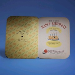 Vintage 1955 “The Singing Happy Birthday Book” Magic Talking Book