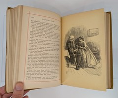 The Poems and Plays of Oliver Goldsmith c. 1880s Antique Victorian Cloth Book