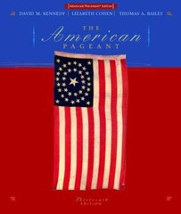 The American Pageant: A History of the Republic Advanced Placement – GOOD