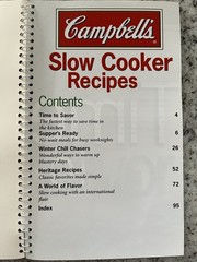 Campbell’s Lot of 3 Spiral Recipe Cookbooks Casseroles Slow Cooker 4 Ingredients