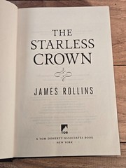 The Starless Crown James Rollins Moonfall Series Hardcover 1st Edition 1st Print