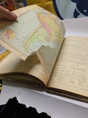 Monteith’s Independent Course Comprehensive Geography 1882 Rare Antique Map Book